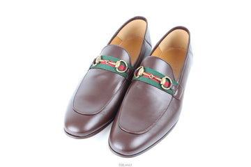 GUCCI Webleder-Loafer mit Pferdeschäkel 8 156957834