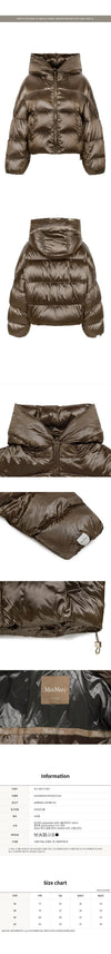 MaxMara 25FW Brown Spaceca Goose Down Jacket 2529486045 024 148675229 [P]