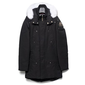 Moose Knuckles Men's White Fur Down Jacket 28612954