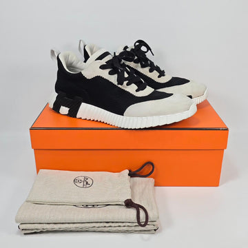 Hermes Bouncing Mesh Suede Sneakers 270 156959125