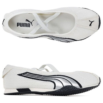 PUMA 26SS Warm White Silver H Street Ballet Sneakers 156351144