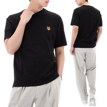 Maison Kitsune Fox Head Patch Short Sleeve T-Shirt 156959201