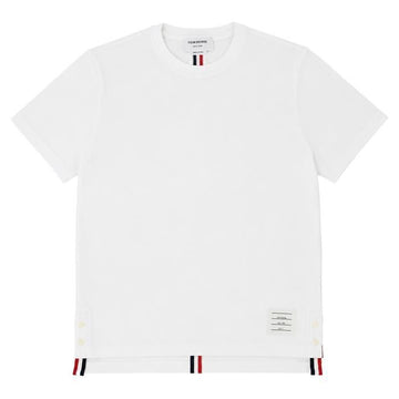 THOM BROWNE センターバックストライプピケリラックスフィット半袖MJS056A 23FW 53398514