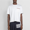 THOM BROWNE MJS183A / RWB Dreistreifen Streifen Pocket Kurzarm T-Shirt 34881903 [P]