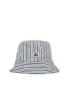 MONCLER リバーシブルストライプコットンバケットハット 156730039 [P]