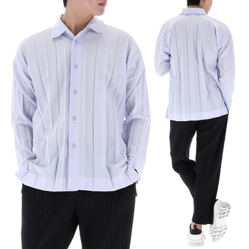 ISSEY MIYAKE Hemd mit Plissee-Kante 26SS HP66 FJ176 07 156959582