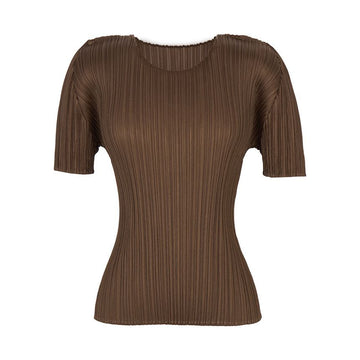 ISSEY MIYAKE Pleats Please Women's Short Sleeve T-Shirt PP66 JK403 44 156960058