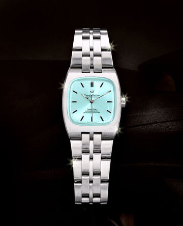 Omega Rare Constellation Ladies' Ice Blue Automatic Steel Watch 156960159