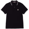 Moncler Logo Patch Cotton Polo Shirt 156960450 [P]