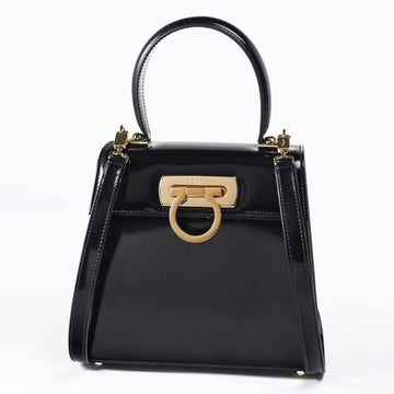 SALVATORE FERRAGAMO アイコニック トップハンドル カリー バッグ スモール 149148949