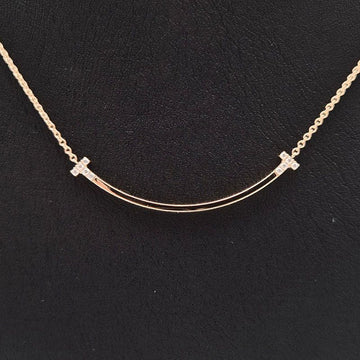 Tiffany & Co T Smile Diamond Necklace L597626 156960675
