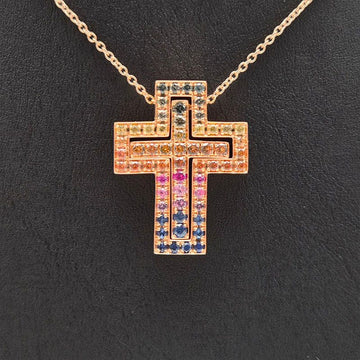 Damiani Bells Epoch Sapphire Rainbow Necklace Medium (20084310) L451319 156961106