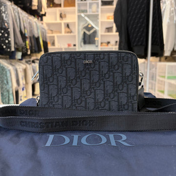 DIOR Oblique Jacquard Shoulder Strap Messenger Crossbody Bag 156961172