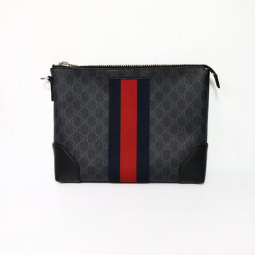 Gucci Supreme Web Canvas Clutch Bag 156962222