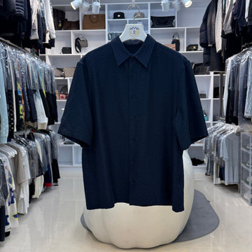 LOUIS VUITTON モノグラムシルクブレンド半袖シャツ XL 156962829