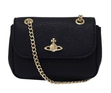Vivienne Westwood Saffiano Small Chain Pulse Bag 121669565