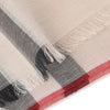 Burberry Check Wool Silk Scarf 156972979 [P]