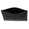 Fendi Black Napa Leather Flat Card Holder 156973050 [P]