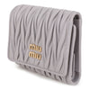 Miu Miu Small Matelassé Napa Leather Wallet 156973214 [P]