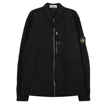 STONE ISLAND Reißverschluss Tasche Regular Fit Overshirt 156973707
