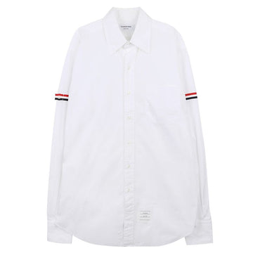 Thom Browne Sleeve RWB Band White Shirt 156973711