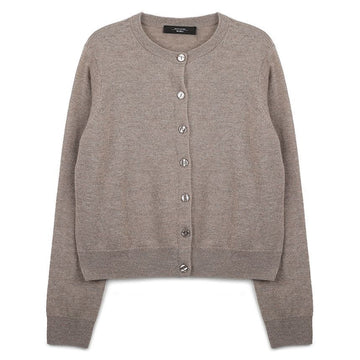 Weekend MaxMara Wool and Cashmere Beige Cardigan WKDNEBBIA-002 156973817