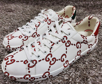 GUCCI Logo-Print Ace Sneakers 7(260) 156974192