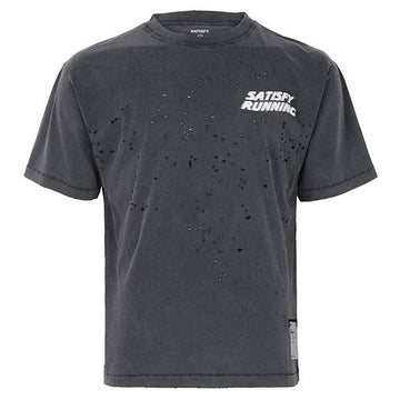SATISFY ウェーブロゴディストレスモステックTシャツ 156974939