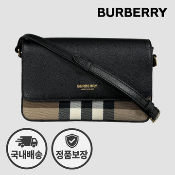 BURBERRY Mini-Crossbody-Tasche New Hampshire Check Schwarz 80840281 81072691 127469687