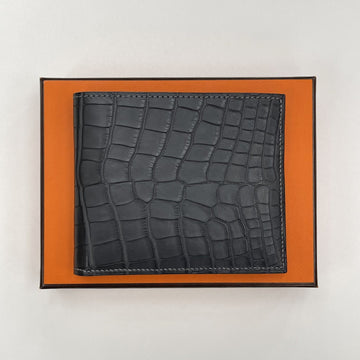 HERMES Krokodil Wani Geldbörse Etoupe 156976748
