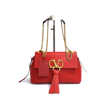 VALENTINO V-Ring Medium Schultertasche Rot SW2B0E67SEB 156977869