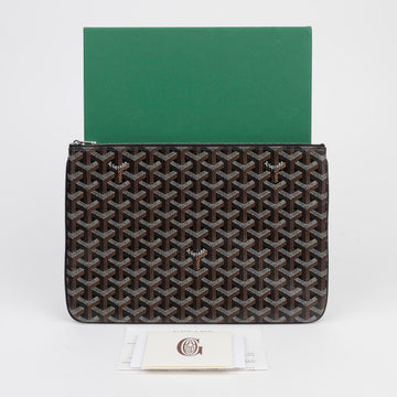 Goyard Sena MM Clutch Black 156687833