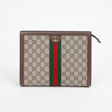 GUCCI Ophidia GG Supreme Canvas Pouch 156720299