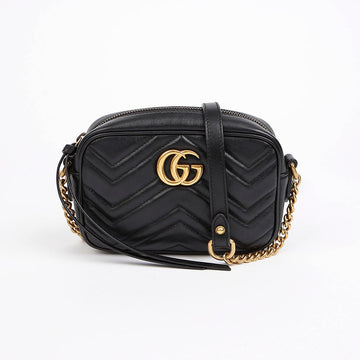 GUCCI Matelassé Mini-Crossbody Schwarz 156731100
