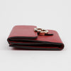 Gucci Red Leather Interlocking Wallet 156724921 [P]