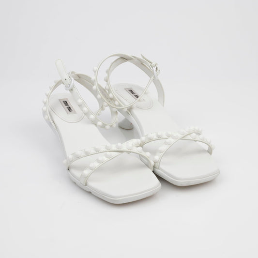 MIU MIU Studded Strap Sandals 156933216 [P]