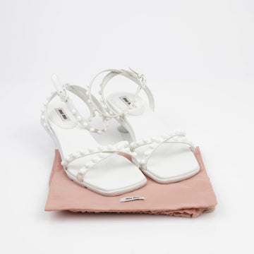 Miu Miu Studded Strap Sandal 156933216