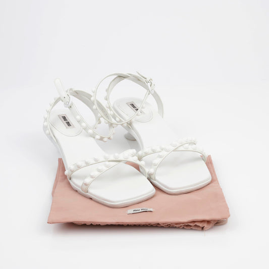 MIU MIU Studded Strap Sandals 156933216 [P]