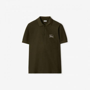 BURBERRY メタリック コットン ポロシャツ 156799670