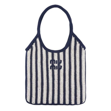Miu Miu Cotton Crochet Tote Bag 156980226