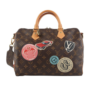 Louis Vuitton Monogram Bandoulière Patchwork World Tour Speedy 30 Shoulder Bag 37289Y 156980251