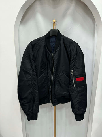 Wooyoungmi Patch Detail MA-1 Bomber Jacket Size 48 156980343