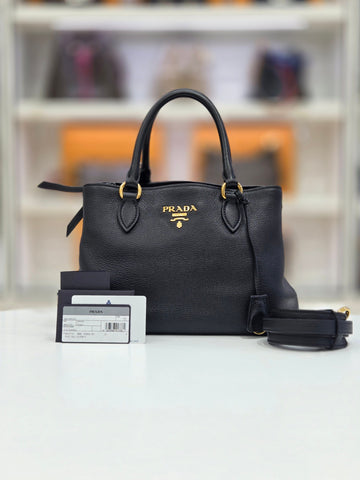 Prada Saffiano Triangle Logo Small Crossbody Bag 1BA173 156980371