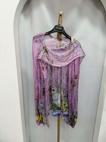 Dolce & Gabbana Silk Midi Dress Size 38 156980395