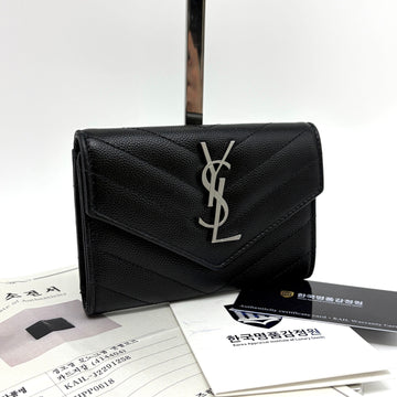 Saint Laurent Envelope Women's Card Holder Black (414404) 156980407