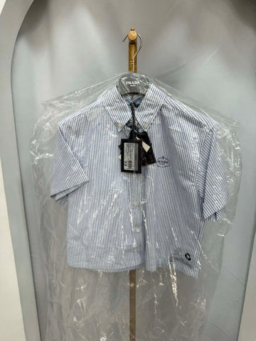 Thom Browne New Stripe Short Sleeve Shirt Size 36 156980422