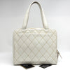 CHANEL Wild Stitch Tote Bag White 156980465 [P]