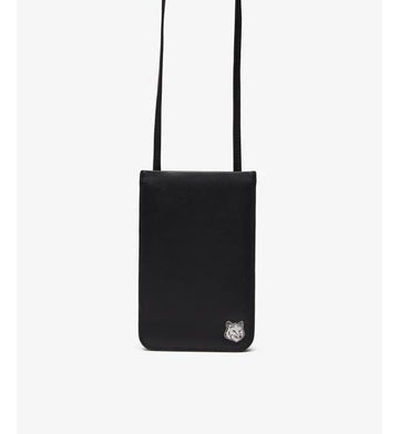 Maison Kitsune Fox Head Neck Pouch 152200835