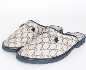 GUCCI ホースビット スリッパ ベージュ ブルー 10(290) 156980671