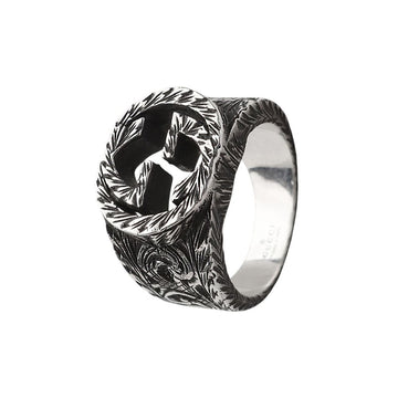 Gucci Interlocking G Ring 14 Size 37293-2 156980844